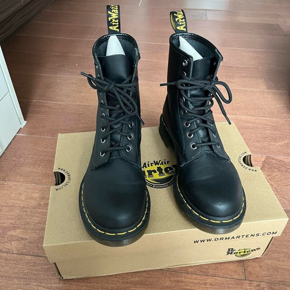 Doc Martens 1460 Black Nappa Leather Boots